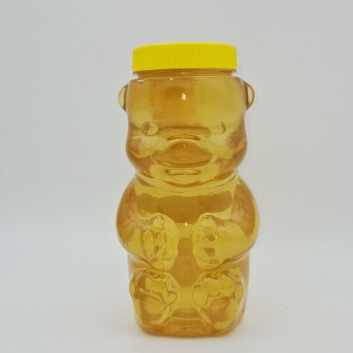 Akác méz 1 kg műanyag maciban